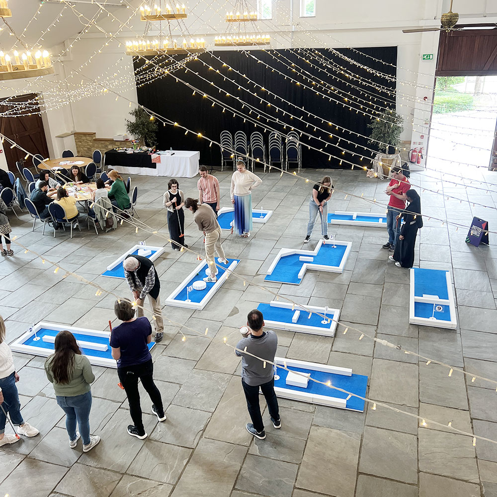 Crazy Golf Team Building